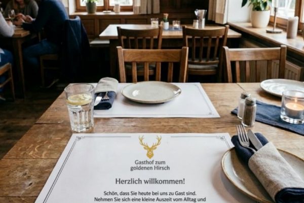 Tischsets – hier beginnt der gute Geschmack