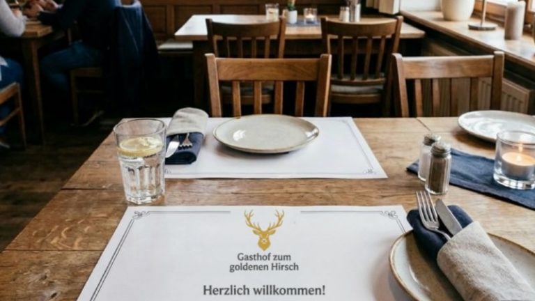 Bild bedruckte Tischsets TL Blog