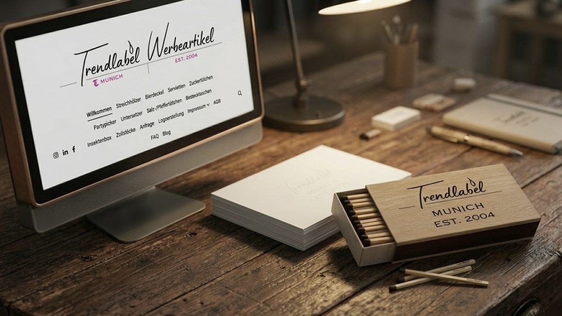 Bild Onlineshop Trendlabel Werbeartikel mit Logo bedrucken